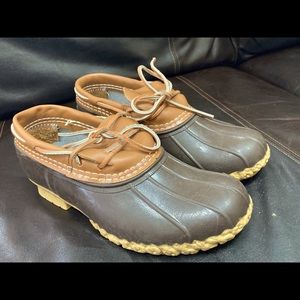 New Bean Boots LL. Bean women’s 9 mens 7 shoes rain brown